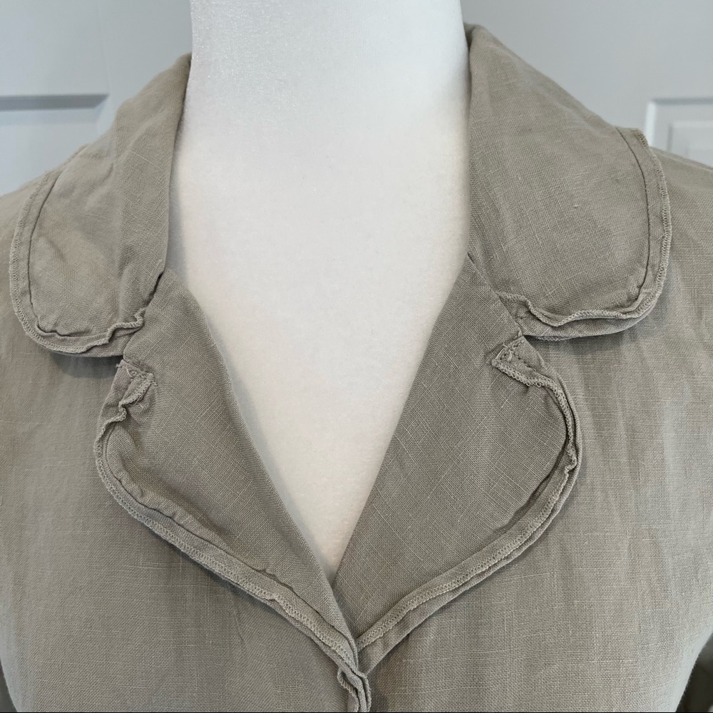 J.Jill Linen Blazer Sz XS/Petite - Picture 5 of 8